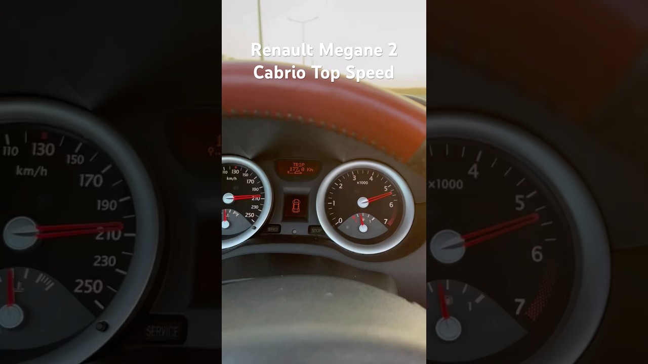 Renault Megane 2 Cabrio Top Speed 