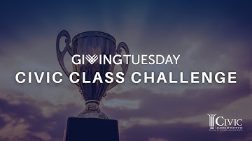 Giving Tuesday Class Challenge