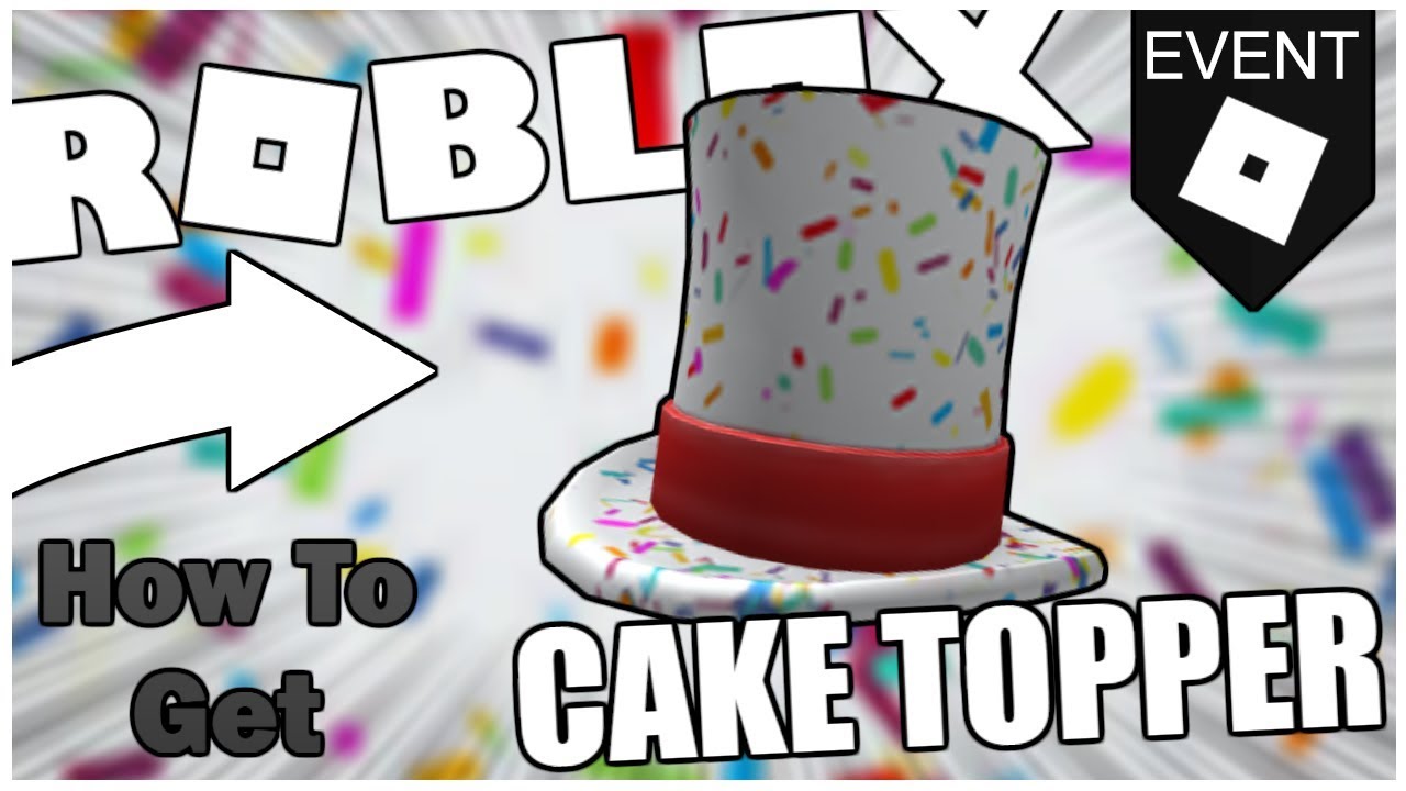 Free Item How To Get The Cake Topper Roblox Youtube - roblox cake topper