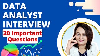 20 Basic Data Analyst Interview Questions & Answers - Master Key Concepts | Conceptual Questions