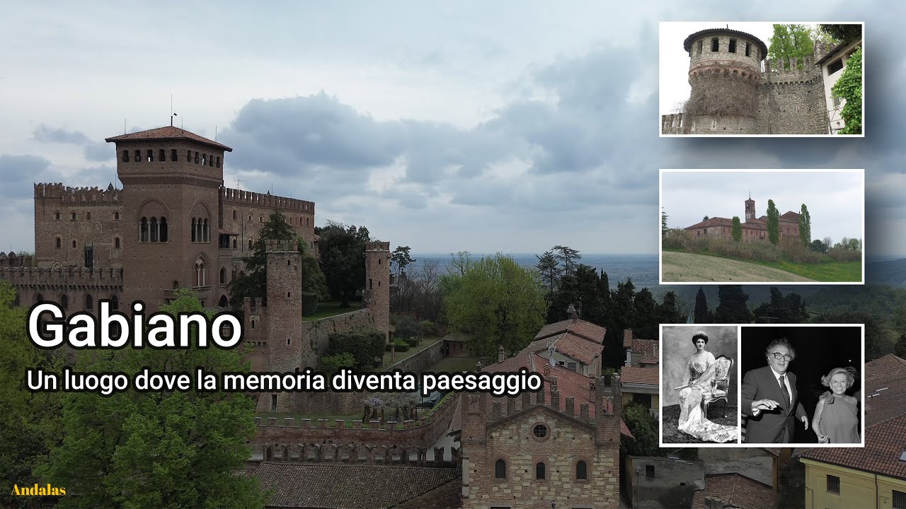 Castello e borgo di Gabiano - Un luogo dove la memoria diventa paesaggio - Alessandria - Piemonte