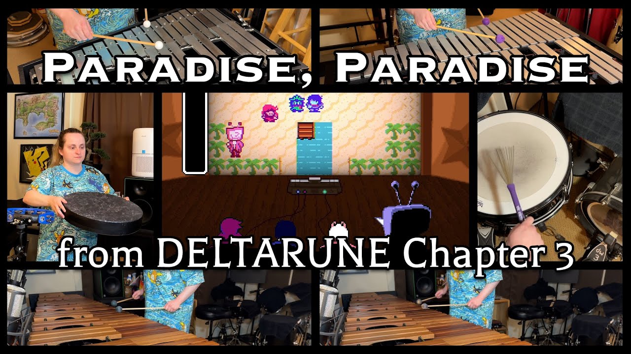 Paradise, Paradise - DELTARUNE Chapter 3 (Percussion Ensemble Cover) | V-Ron Media