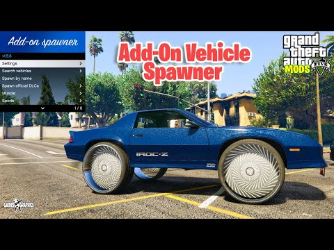 How To Install Add On Vehicle Spawner (2024) GTA 5 MODS