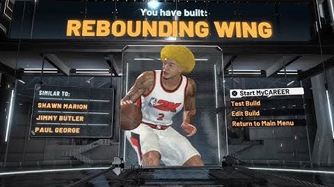 How To Make A Rebounding Wing NBA 2K20 Player Build