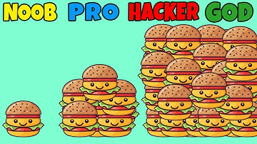Food Run  - Noob vs Pro vs Hacker vs God