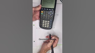 Geo. 9.3 Finding the Geometric Mean #geometricmean