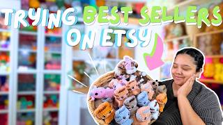 😱 TESTING BEST SELLERS ON ETSY! 😱 | CROCHET AND CHAT! | MEET MY NEW PUPPY! 🐶