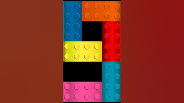 9 TO ZERO LEGO Numbers #countdown #shorts