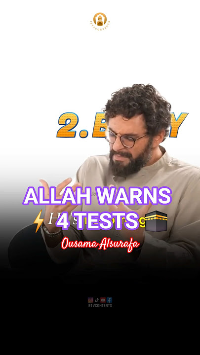 Forget Akhira? Face 4 Trials 🌙⚡| Ousama Alsurafa
