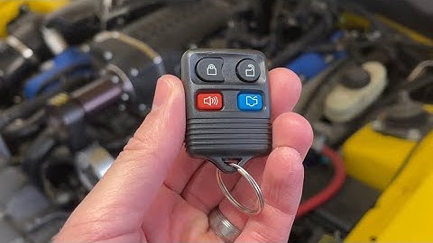 Program Ford Keyless entry: Shown on Ford Mustang 99-04
