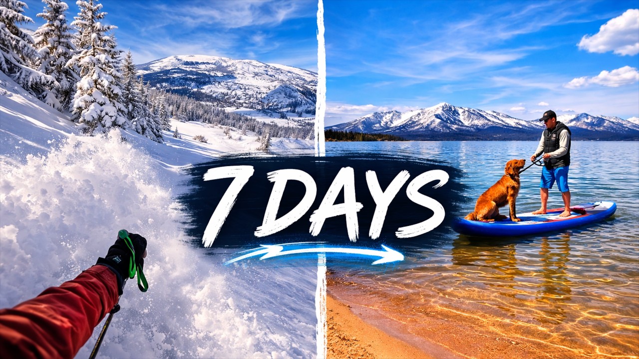 TAHOE Got 8 FEET of Snow… Then Mother Nature Changed Everything