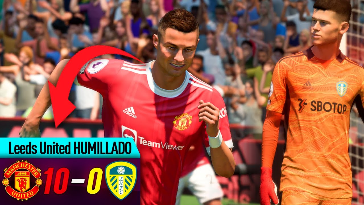 NOS HUMILLA CRISTIANO RONALDO! MODO CARRERA CAP 5 LEEDS-FIFA 22!