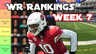 Week 7 Wide Receiver Rankings and Tiers! Fantasy Football 2022