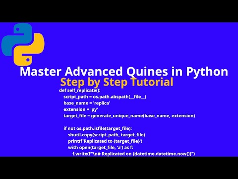 Python Self Replicating