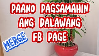 PAANO MAG MERGE NG FB PAGE NA NEW PAGE EXPERIENCE-2 FB PAGE GAWIN MONG ISA