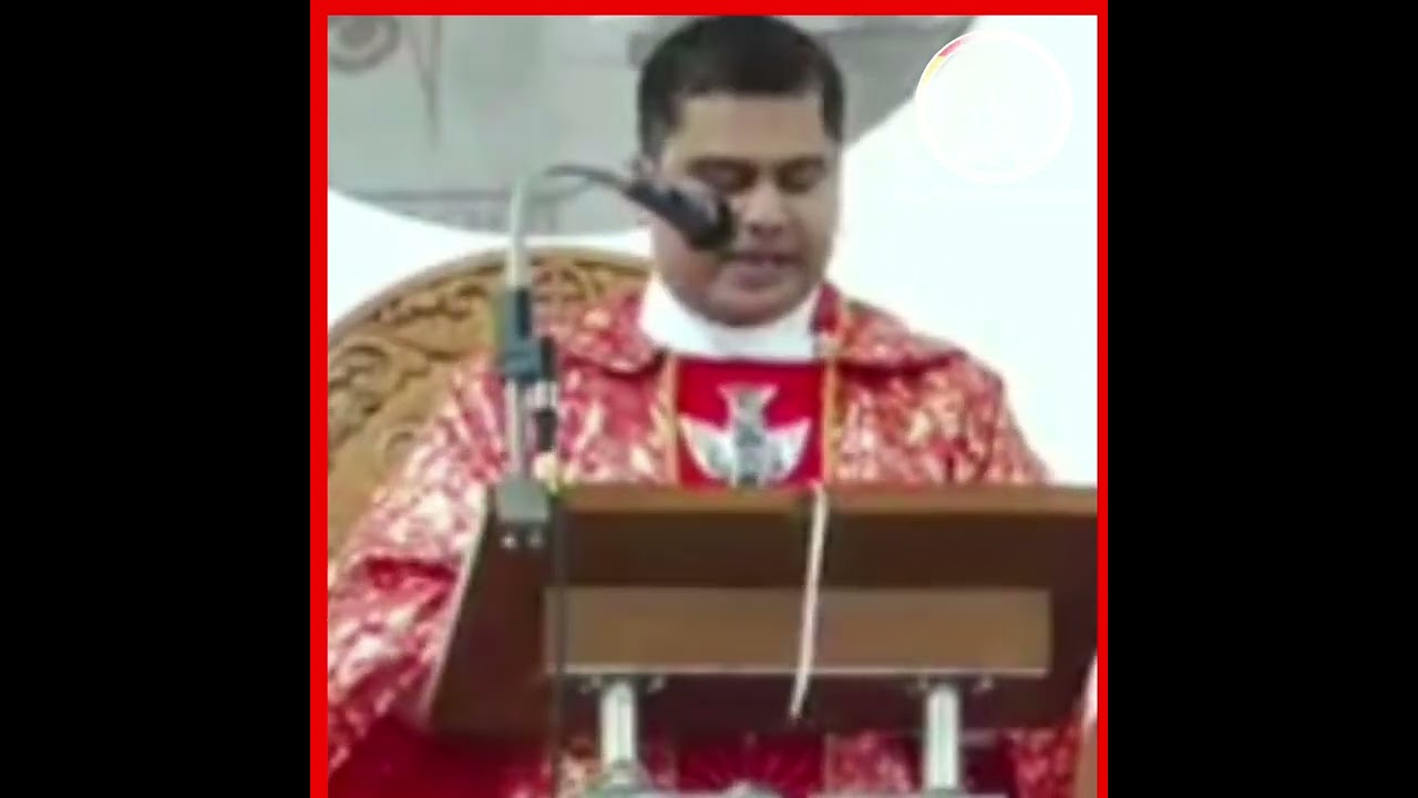 Fr. Sunil Praveen Pinto Beautiful konkani sermon about Jesus said don't be afraid I am Always with U