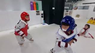 Taekwondo by 7 years old kid, 7살 아이의 태권도