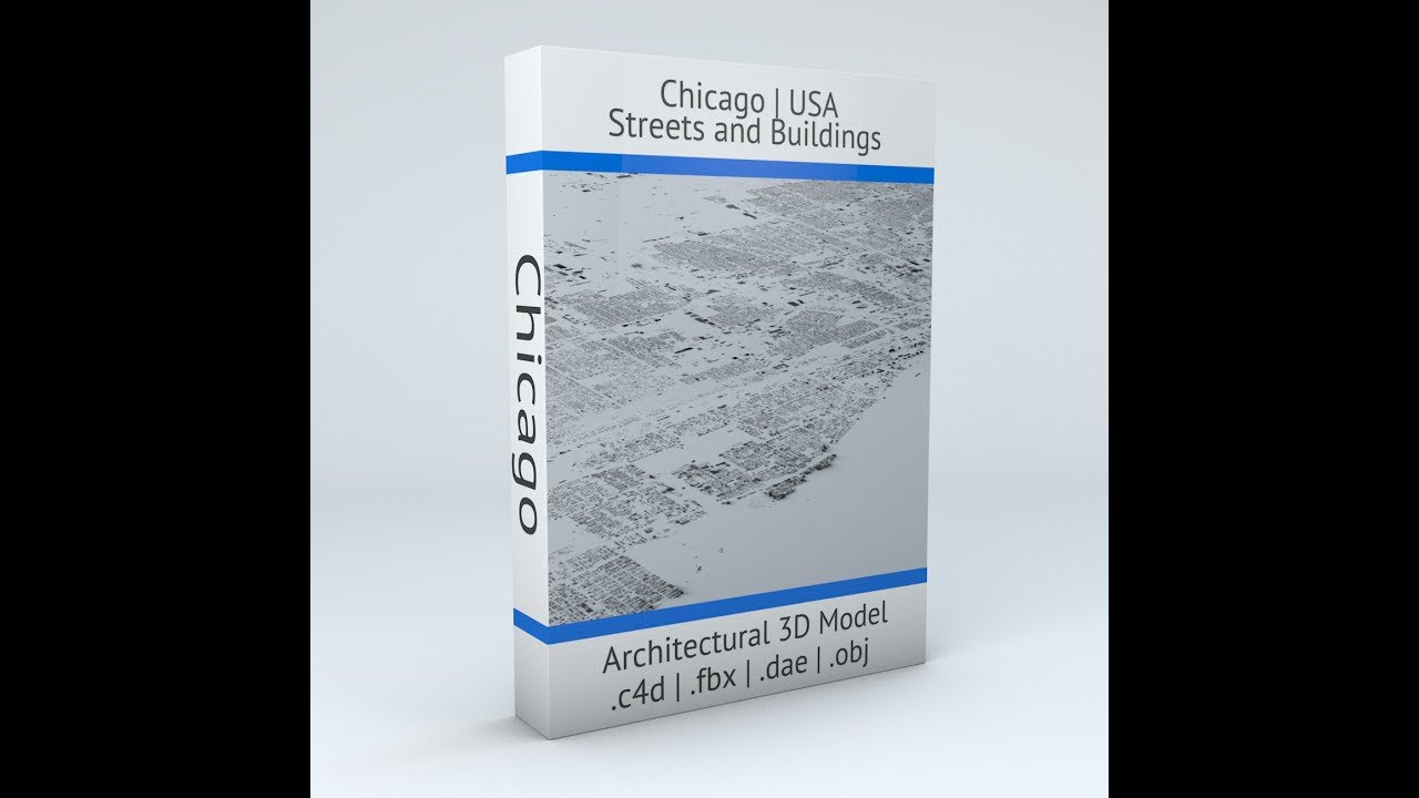 Chicago USA Architectural 3D Model