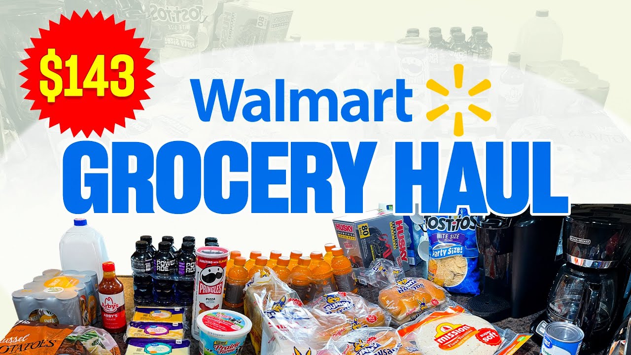 WHAT WE BOUGHT THIS WEEK:  A WALMART GROCERY HAUL AND MEAL PLAN