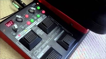 Vox Dynamic Looper demo and multi-effects unit ...in my inexperienced hands...