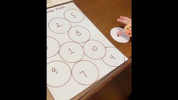 Let’s Count! 🍪Cookie Counting DIY Learning Game- See Full Video #homeschool #counting