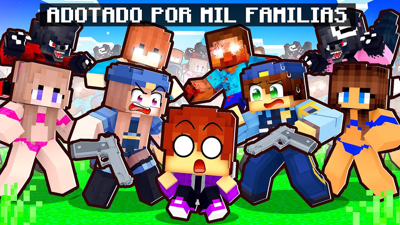 S4ULO foi ADOTADO por 1.000 FAMÍLIAS no Minecraft - O FILME