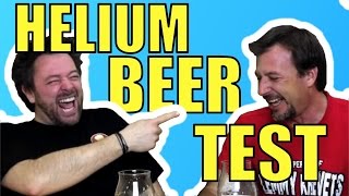 Helium Beer Test | Helium Infused Beer | Short Version with English Subtitles