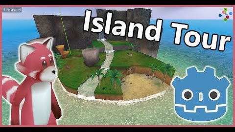 🏝️ Retro 3D platformer level made in Godot