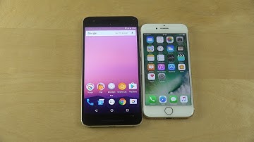 Android 7.1.1 Nougat Chrome Canary vs. iOS 10.0.3 Safari iPhone 7 Browser - Speed Test!