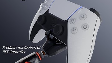 PS5 Controller 3D Animation | Made in Blender