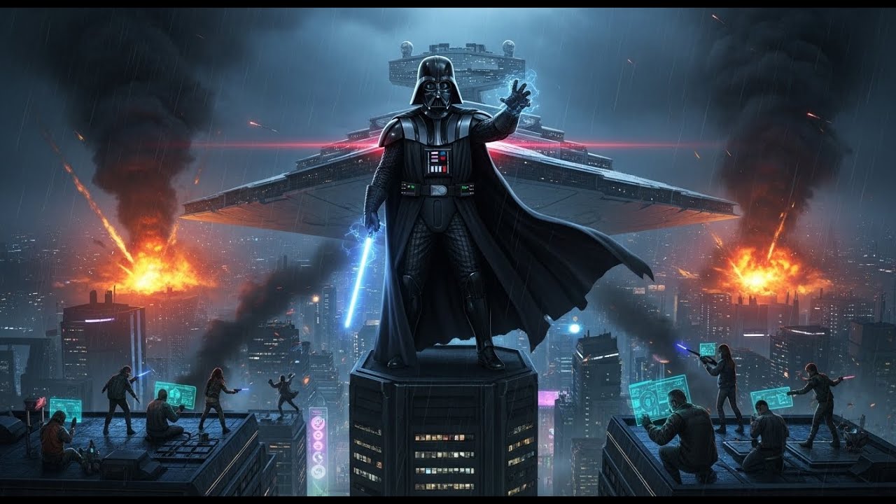 What If the Galactic Empire Invaded Cyberpunk 2077 Earth?