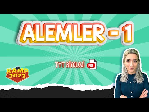 Alemler - 1 | TYT Biyoloji #Kamp2022  #tyt2022BİO8