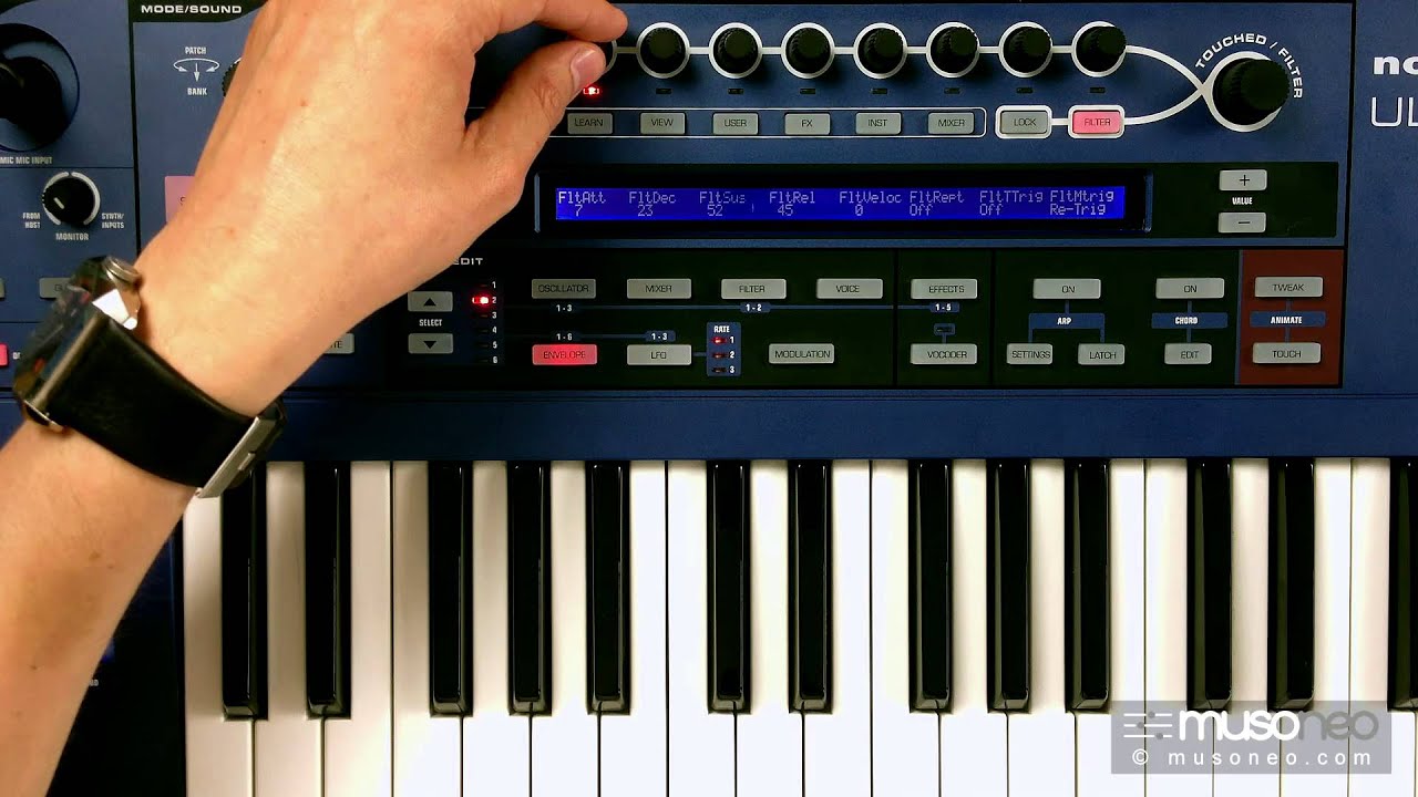Novation Ultranova Musoneo review YouTube
