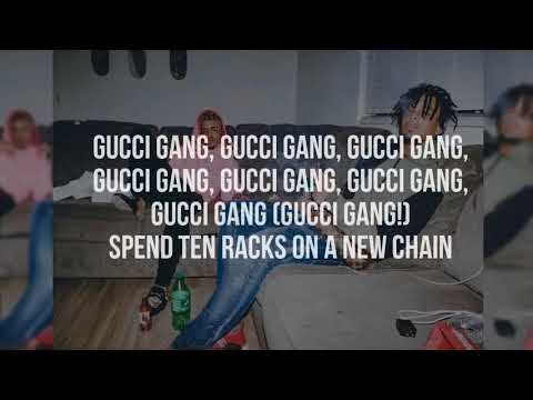 Lil Pump - Gucci Gang (LYRICS)