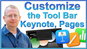 How to CUSTOMIZE the TOOL BAR in Keynote, Pages or Numbers   1 Minute Tip