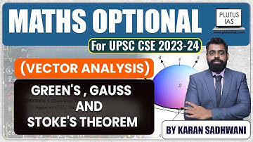 UPSC Mathematics Optional | Vector Analysis | STOKE