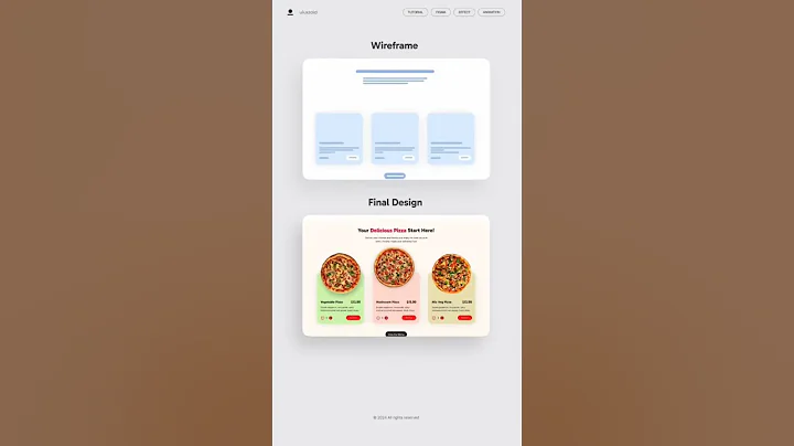 Restaurant website design 🔥🔥🔥 #figma #framer