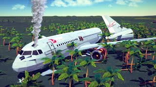 Realistic Fictional Airplane Crashes and Emergency Landings #12 | Besiege screenshot 5