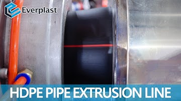 HDPE Pipe Extrusion machine line | Drinking water pipe | Pipe extrusion line | Everplast