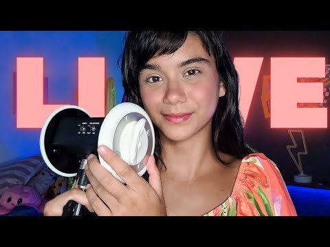 ASMR LIVE: OS MELHORES ARREPIOS AQUI 😴
