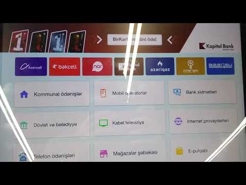 E- manat aparatı ilə Aztelekom interneti ödəmək