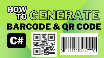 How To Generate Barcode and QR Code in C#