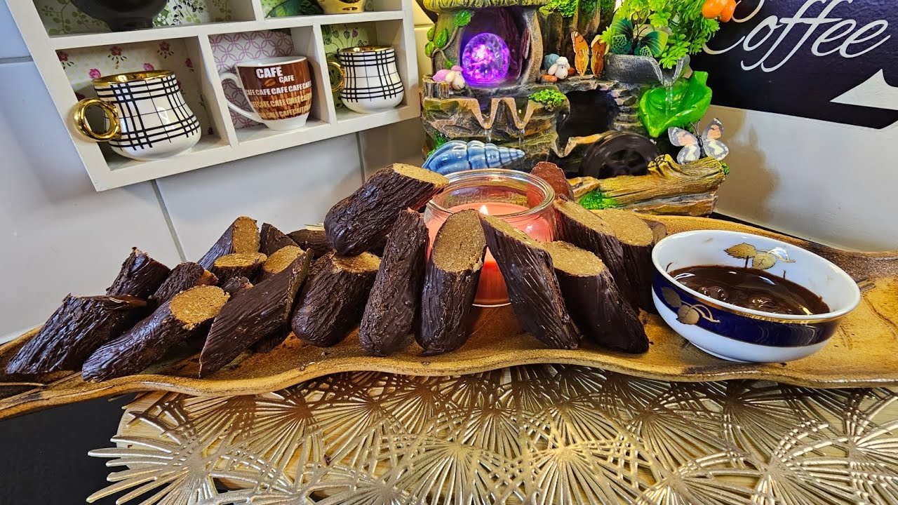 طريقة تحضير حلا الحطب🪵معقول لهلئ ماجربتو عنجد الطعم بيجننن 😊😊