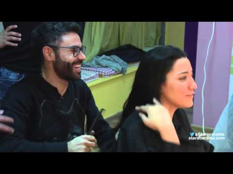 جلسة ريلوكينغ مع مصفف الشعر فيكتور كيروز ستار اكاديمي 11 01 12 2015