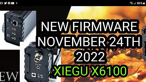 XIEGU X6100 - NEW FIRMWARE November 24th 2022- Free included software
