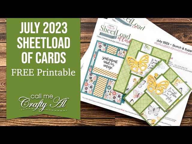 It's Back! July 2023 SheetLoad of Cards | Debut & FREE Printable #SLCTJul2023 - YouTube free-printable-card-happy-mail-everyday-party-magazine