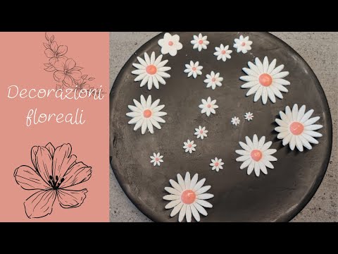 FLORAL DECORATIONS VERY EASY RECIPE PERFECT FOR DECORATING YOUR DESSERTS