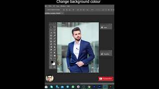how to change background color in photoshop | how to change background in photoshop  #shorts