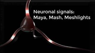 Neuron signal animation using Mash in Maya