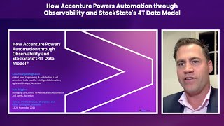 How Accenture Powers Automation through Observability and StackState's 4T Data Model | #GartnerIO